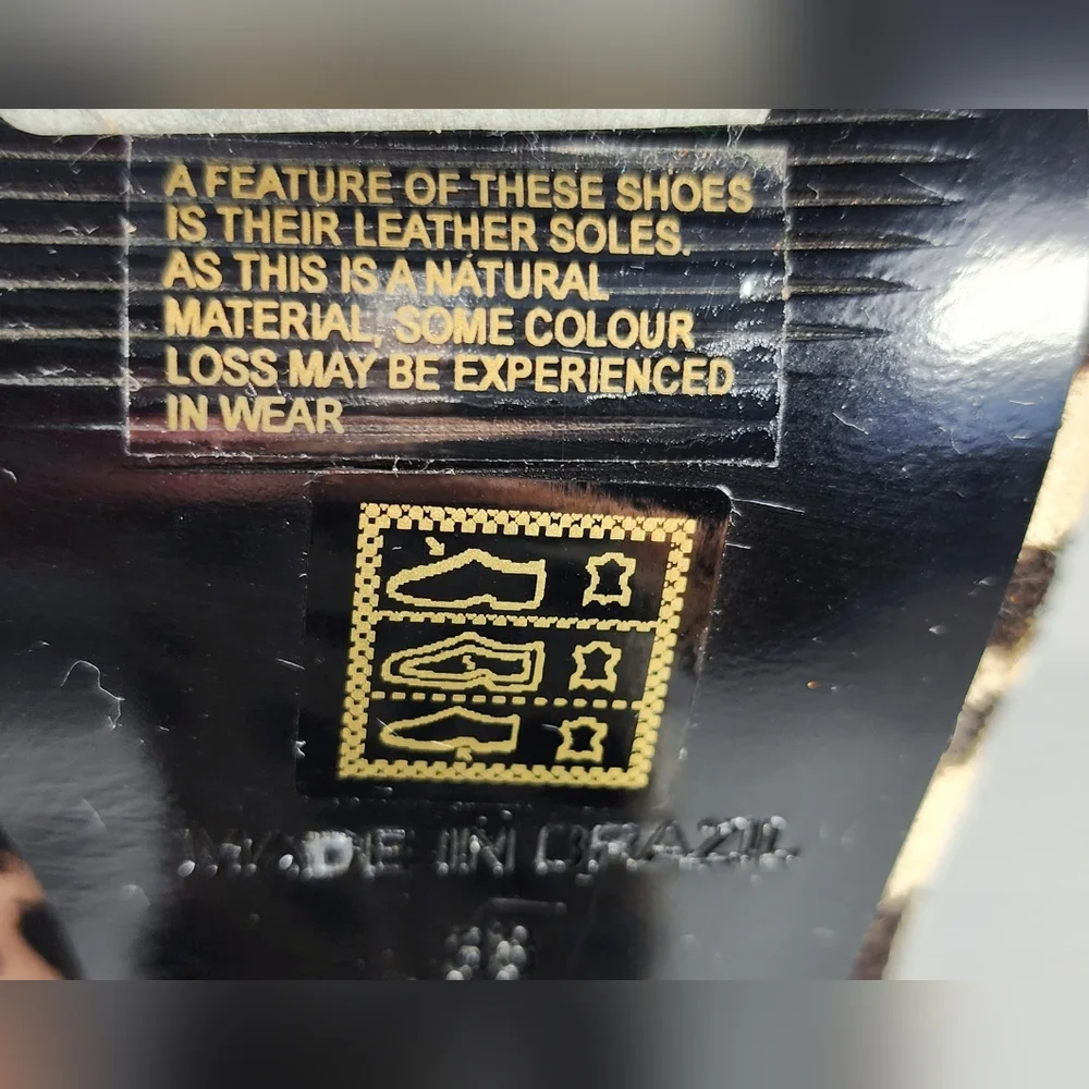 TOP SHOP UNIQUE Vintage Women Ankle Boots Size 7 Natural Material Zip Leather - Picture 8 of 12